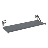 Grey 12-3/4" x 35-5/8" Louvered Panel Shelf - A30635GY