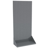Grey 35-3/4" x 75-1/8" Louvered Floor Rack - A30651