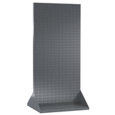 Grey Double Sided Louvered Floor Rack 35-3/4" x 32" x 75" - A30653M