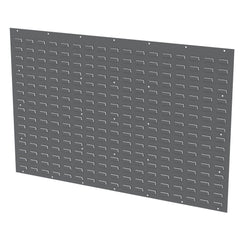 Grey 52" x 34-1/8" Louvered Wall Panel - A30655
