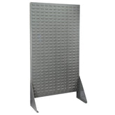 Grey 36" x 61" Single Sided Louvered Floor Rack - A30661