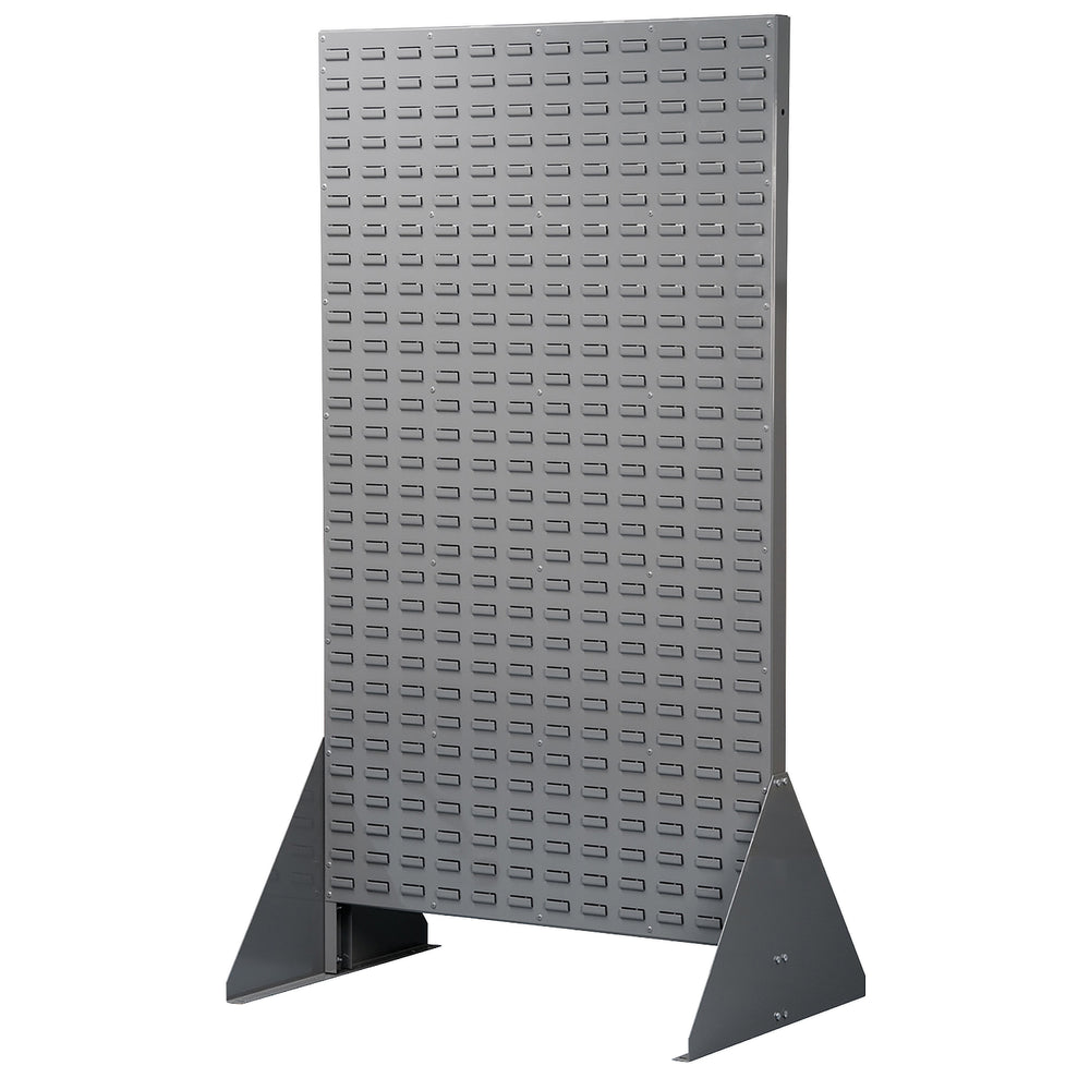 Grey 36" x 66-3/8" Double Sided Louvered Rack by FarrellPack
