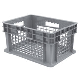 Grey Vented Straight Wall Container 15-3/4" x 11-3/4" x 8-1/4" - A37208E01