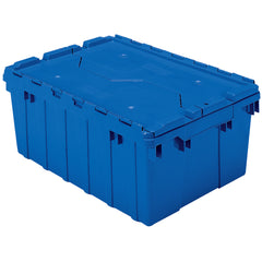 Blue 21" x 15" x 9" Attached Lid Container by FarrellPack - A39085E09