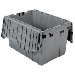 Grey 21"x15"x12" Attached Lid Container by FarrellPack - A39120E01