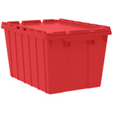 Red 21" x 15" x 12" Attached Lid Container by FarrellPack - A39120E02