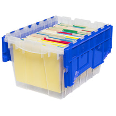 Clear 21" x 15" x 12" KeepBox File Box by FarrellPack