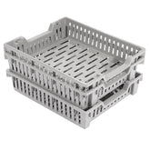 Grey Stack and Nest Tray 20" x 16" x 4" - AG2016042201000