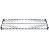 12" x 48" Grey Epoxy Wire Shelf - AK1248SHELFGREY
