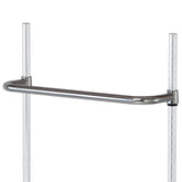 Chrome Wire Shelving with 12" Push Handle - AKPH12CHROME