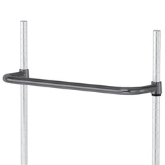 Grey Epoxy Wire Shelving with 18" Push Handle - AKPH18GREY