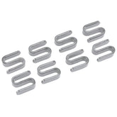 Grey S-Hooks (8 Pack) by FarrellPack - AKSHOOKGREY