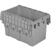 Grey 22"x13"x12" Attached Lid Container by FarrellPack - AS2213120201000