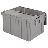 Grey 28" x 21" x 15" Attached Lid Container by FarrellPack - AS2821150201000