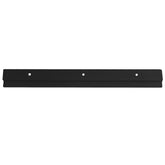 Black Plastic Rail 12" x 1 3/4" x 1/4" - AWRAILBLACK