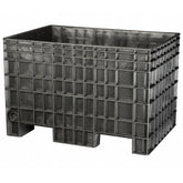 Black Fixed Wall Bulk Box 42"x29"x28" - 900lbs Cap - BF4229280010000