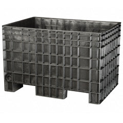Black Fixed Wall Bulk Box 42"x29"x28" - 900lbs Cap - BF4229280010000