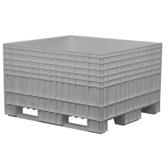 Lt. Grey Fixed Wall Bulk Box 48"x44"x29" 700lbs Cap - BF4844290051000