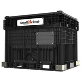 Black CenterFlow Bulk Container 56"x45"x41" - 1500lbs Cap - CF5745410010500