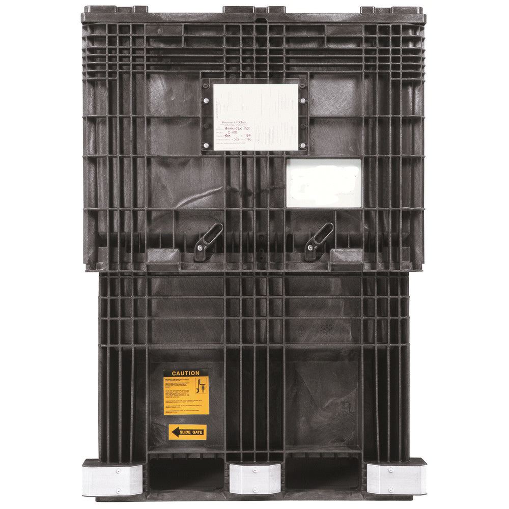 Black CenterFlow Bulk Container 56"x45"x64" by FarrellPack
