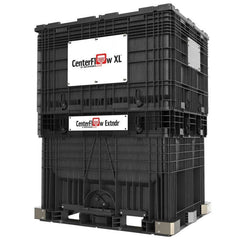 Black CenterFlow Bulk Container 56"x45"x74" by FarrellPack