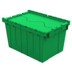 Green 21" x 15" x 12" Attached Lid Container by FarrellPack