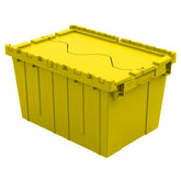 Yellow 21"x15"x12" Attached Lid Container by FarrellPack - DC211512YELLOW