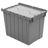 Grey 21" x 15" x 17" Attached Lid Container by FarrellPack - DC211517GREY