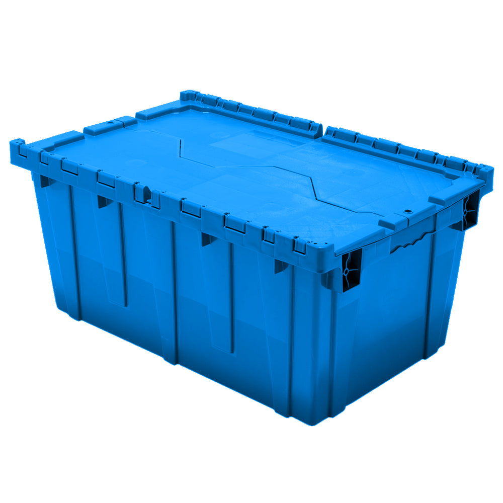Blue 27"x17"x12" Attached Lid Container by FarrellPack