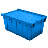 Blue 27"x17"x12" Attached Lid Container by FarrellPack - DC271712BLUE