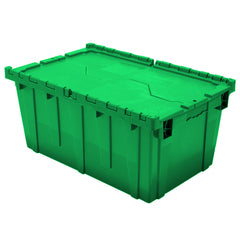Green 27"x17"x12" Attached Lid Container by FarrellPack - DC271712GREEN