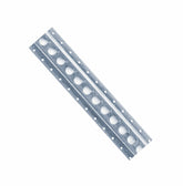 Kinedyne 10' Series F 1" Hole Galvanized Horizontal Logistic Track by Kinedyne, galvanized steel notched hole logistic track for cargo restraint