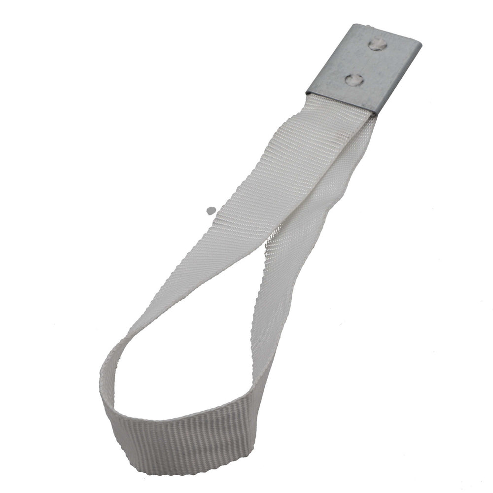 Kinedyne 24" Door Pull w/ Steel Mount Plate by Kinedyne, galvanized steel plate with polyester webbing