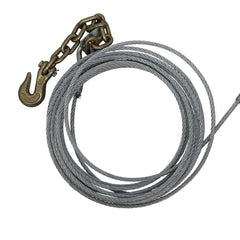Kinedyne 5/16" by 30' Wire Rope Chain Assembly by Kinedyne, heavy-duty 3,000 lb working load tie-down assembly