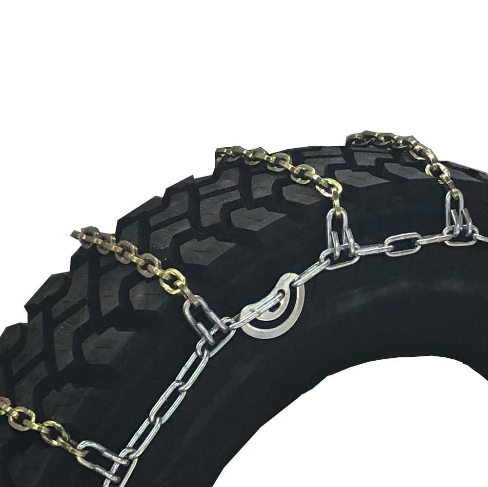 Kinedyne Grip Link 11 x 24.5 Single Square Link Cross Tire Chains by Kinedyne, highway tire chains for commercial trucks