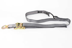 Kinedyne Pair of 2" by 6' S Hook and Snap Hook Ratchet Straps by Kinedyne, heavy-duty tie-down pair for transport