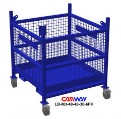 Certified Lift Basket Mesh 3000 LBS. CAP. c/w 6PH-TLB Casters