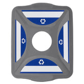 Grey Recycling Container Lid 19" x 15.5" - N408700-100-01