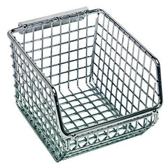 Chrome Mesh Hanging & Stacking Bin 5-1/4" x 4-1/4" x 3" - QMB510C