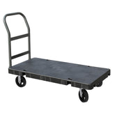 Black 24" x 48" Crossbar Platform Truck - R90182A1412