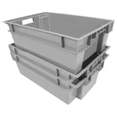Grey Solid Stack and Nest Container 24"x16"x8" - SN2416080021000