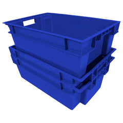 Blue Solid Stack and Nest Container 24" x 16" x 8" - SN2416080023000