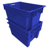 Blue Solid Stack and Nest Container 24"x16"x12" - SN2416120023000