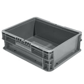 Grey 15"x12"x5" Straight Wall Container - SW151205F101000