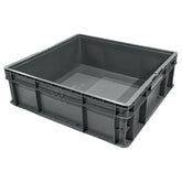 Grey 24" x 22" x 7" Straight Wall Container - SW242207F101000