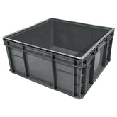 Grey 24" x 22" x 11" Straight Wall Container - SW242211F101000