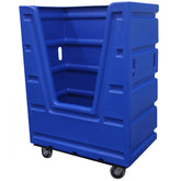 Blue 48"x28"x66" Bulk Handling Starcart by FarrellPack - TS1800BBLUE