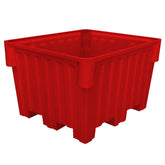 Red Nesting Forklift Bin 48"x42"x30" by FarrellPack - TS4800BASERED