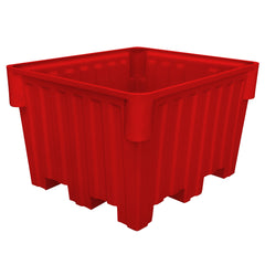 Red Nesting Forklift Bin 48"x42"x30" by FarrellPack