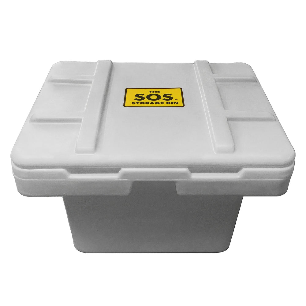 Grey SOS Storage Bin by FarrellPack